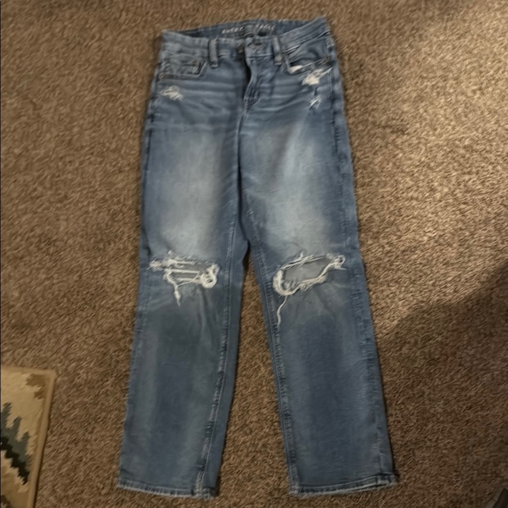 American Eagle Outfitters Blue Straight Leg Jeans